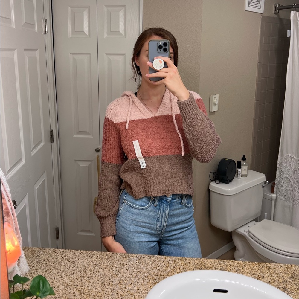 Super soft hooded sweater